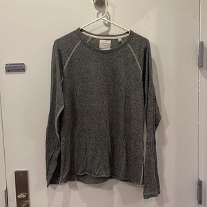 Men’s Billy Reid Long-Sleeve Cotton T-Shirt Size L